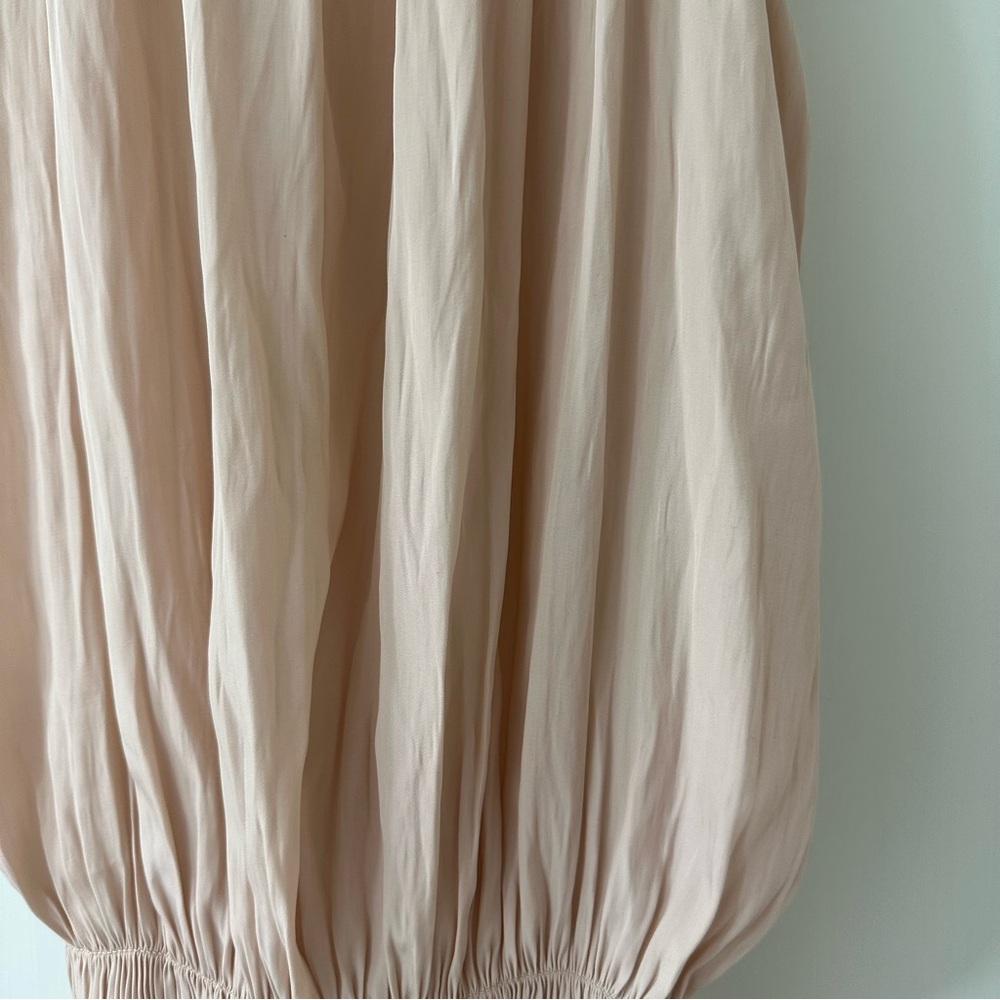 Ramy Brook Sleeveless Lauren High Neck Blouse, Light Pink Blush, Sz Extra Small - Picture 7 of 13